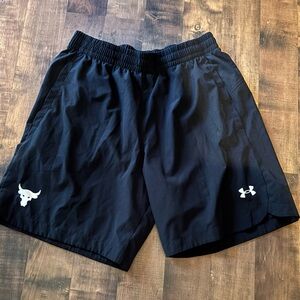 Under Armour Black No Bull Rock Shorts